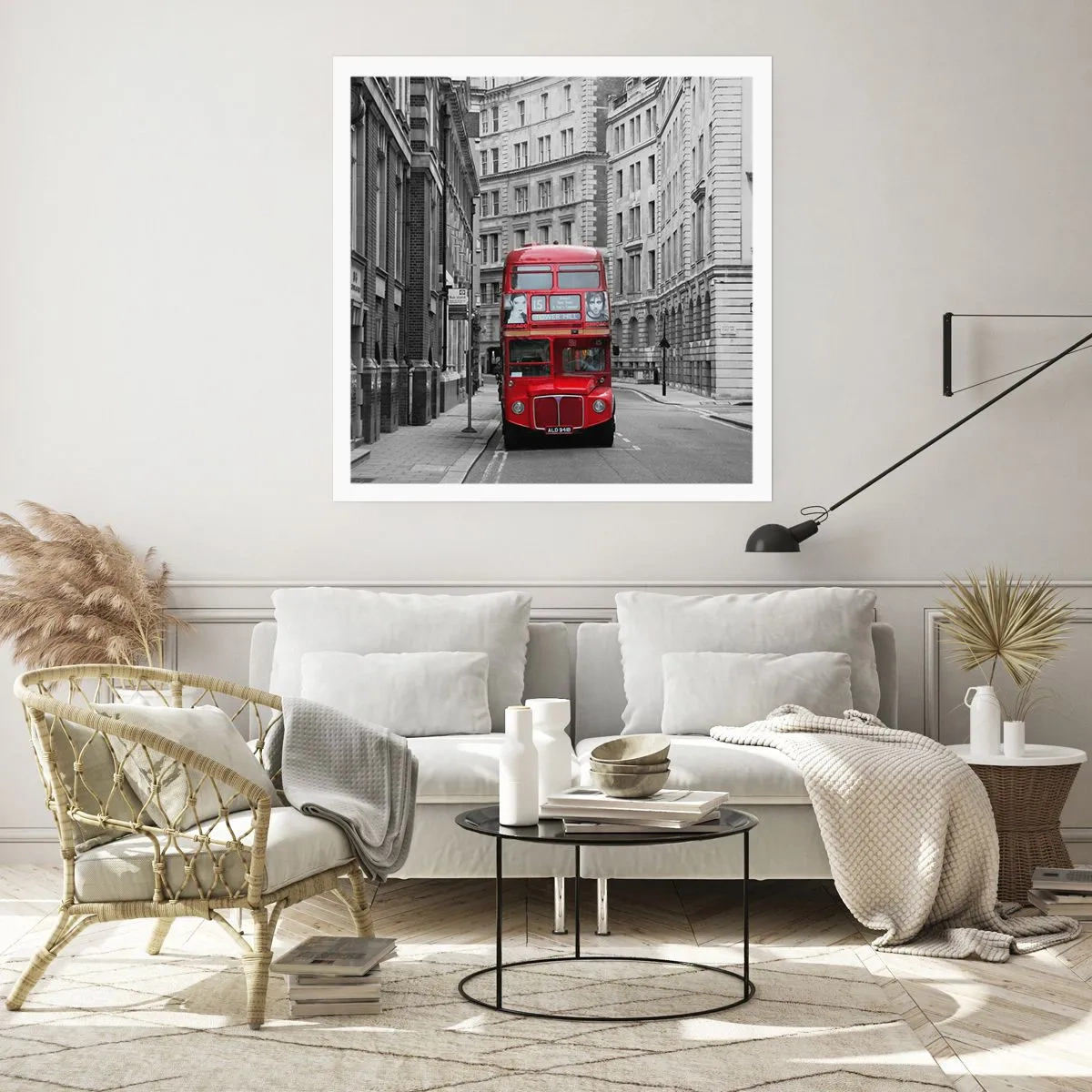 Affisch - Vardagen behöver inte vara grå - 30x30 cm