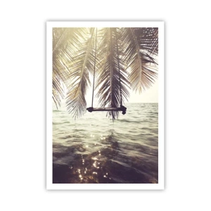 Affisch - Gunga i molnen hur mycket du vill - 70x100 cm