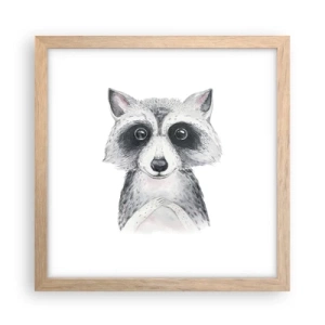 Affisch i ram av ljusek - En stund för känslor - 30x30 cm