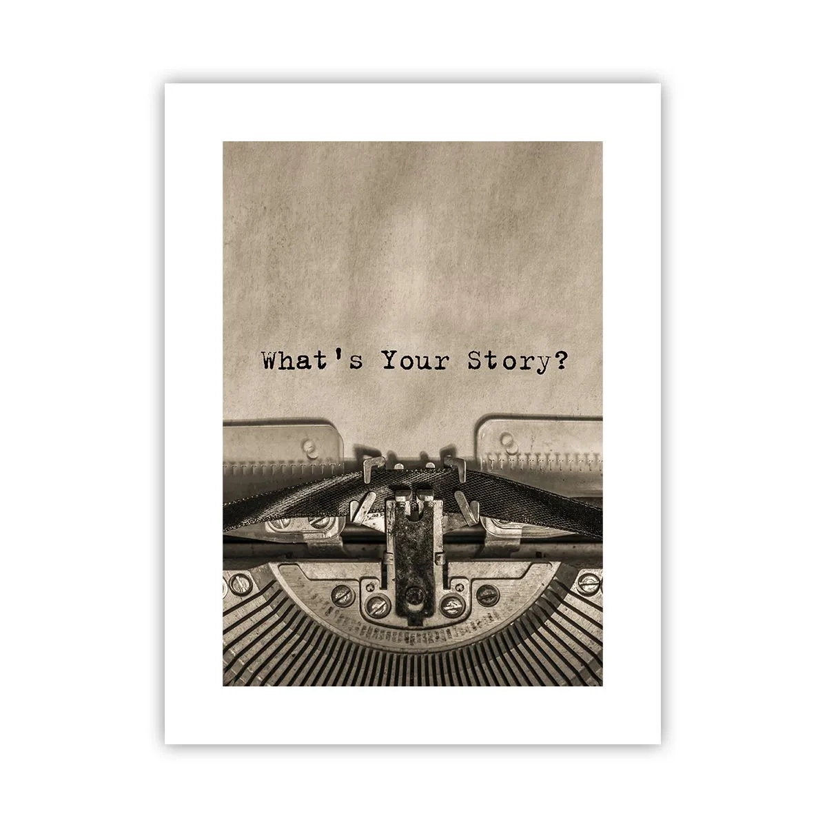 Affisch - Svara mig - 30x40 cm