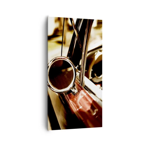 Canvastavla - Bild på duk - En bil med själ - 65x120 cm