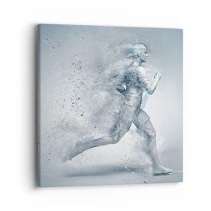 Canvastavla - Bild på duk - Kristallren energi - 40x40 cm