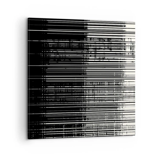 Canvastavla - Bild på duk - Vågor och vibrationer - 50x50 cm