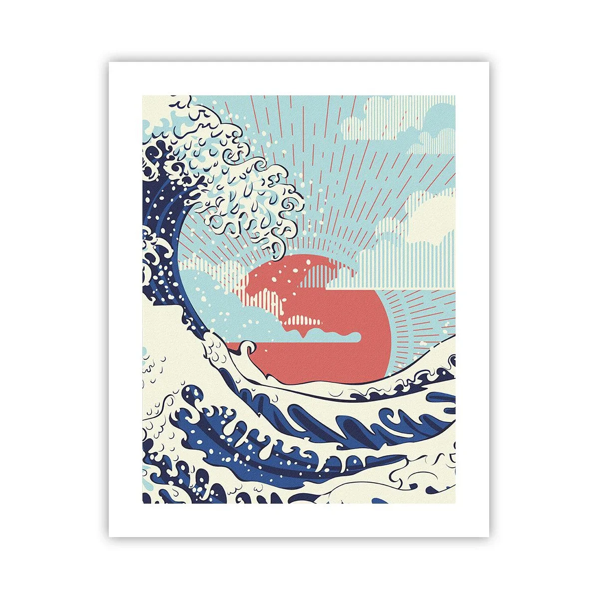 Affisch - Ur japanska inspirationer - 40x50 cm
