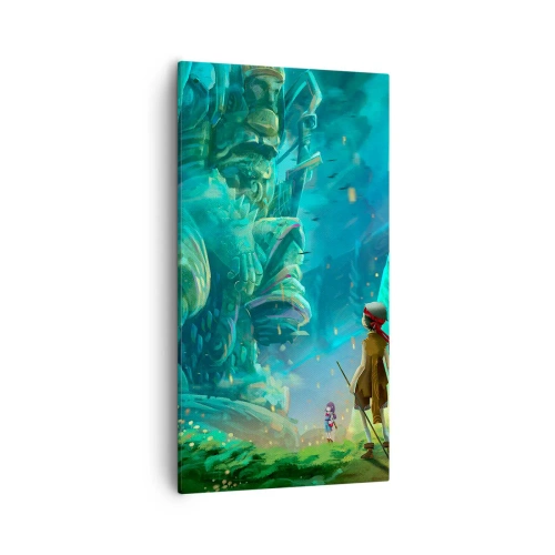 Canvastavla - Bild på duk - Från den stora sagoboken - 55x100 cm