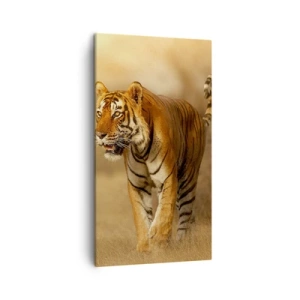 Canvastavla - Bild på duk - Före attack - 45x80 cm