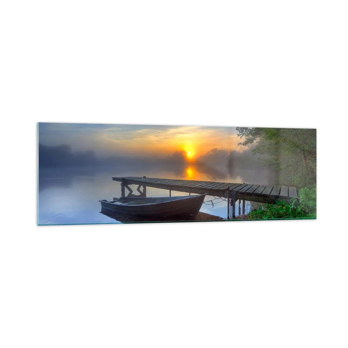 Glastavla - Bild på glas - Det vanliga förvandlas till det magiska - 160x50 cm