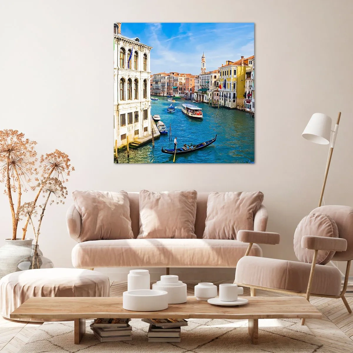 Canvastavla - Bild på duk - Den mest otypiska gatutrafiken i världen - 40x40 cm