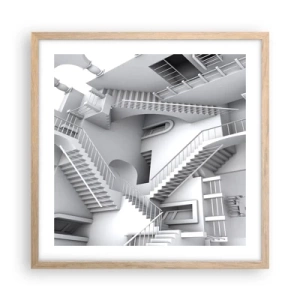 Affisch i ram av ljusek - Rummets paradoxer - 50x50 cm