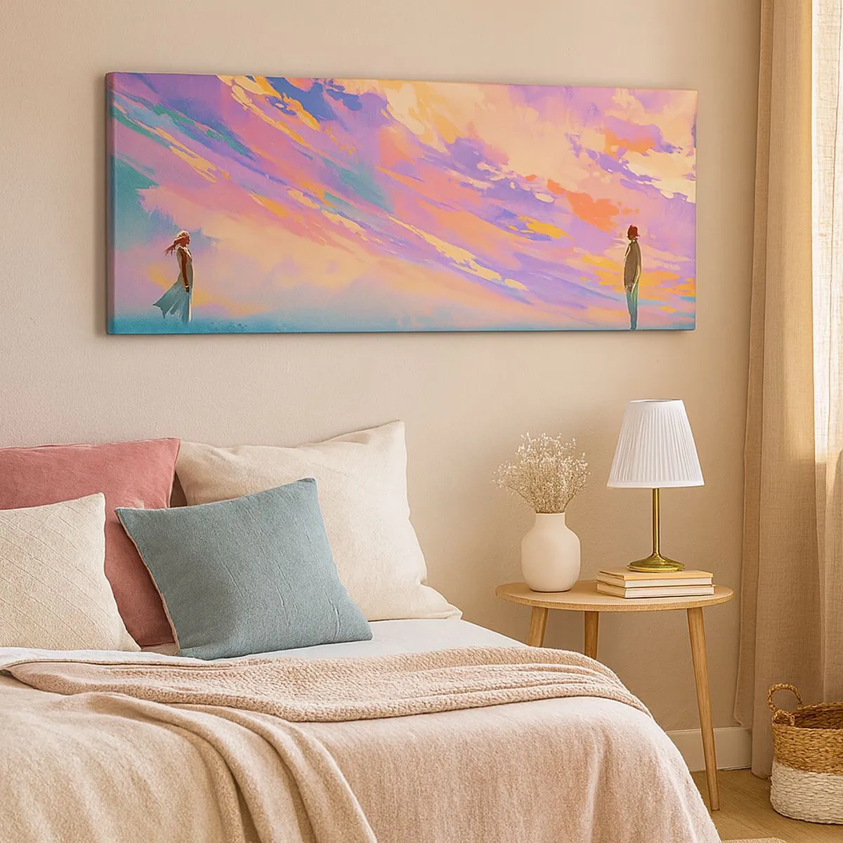 Canvastavla - Bild på duk - Dragkraft - 100x40 cm