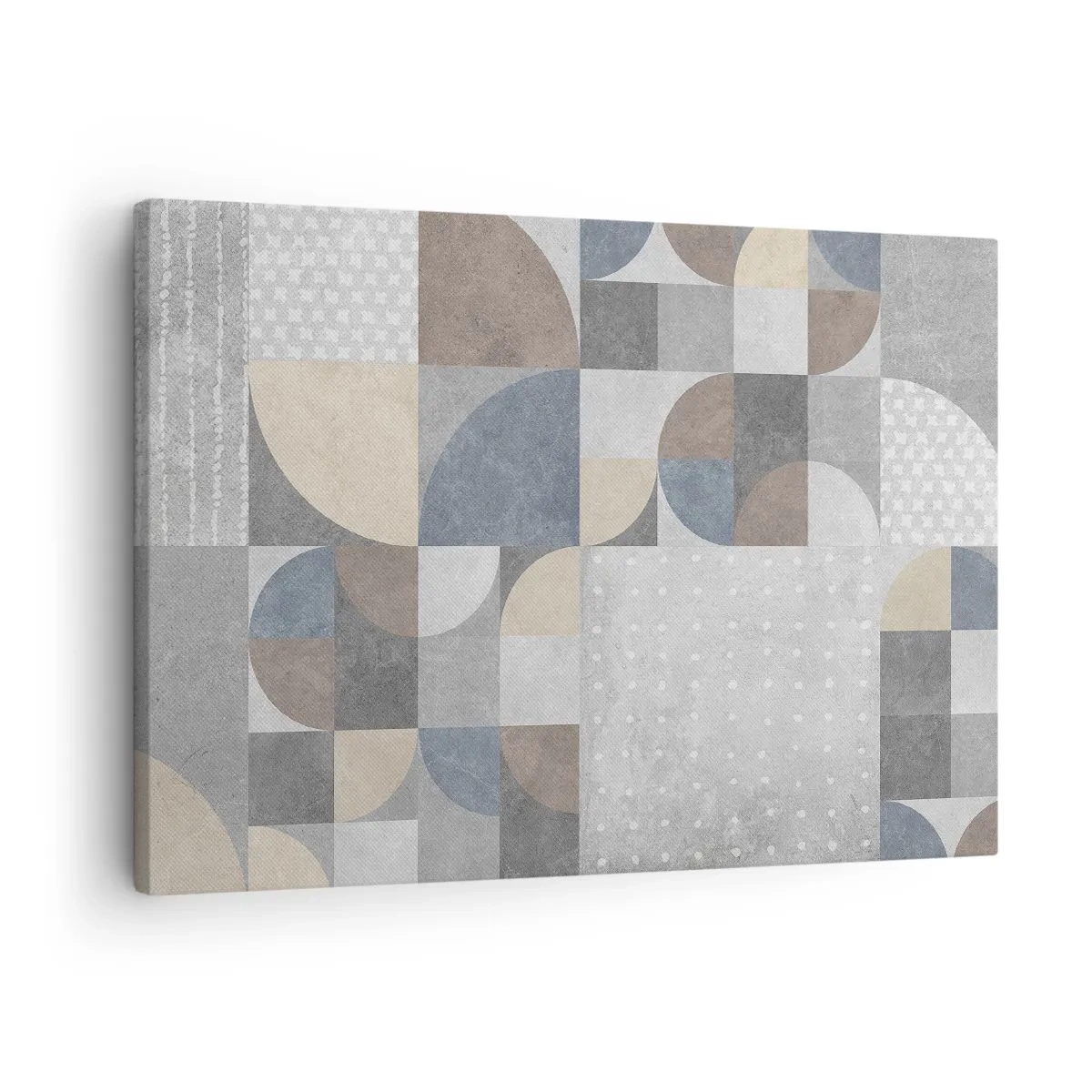 Canvastavla - Bild på duk - Geometriskt mönster i pastellfärger - 70x50cm - Keramisk fantasi - Modern väggdekoration för vardagsrum och sovrum ARTTOR