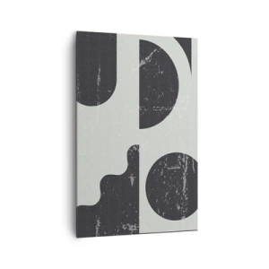 Canvastavla - Bild på duk - Komposition ovanför och under - 80x120 cm