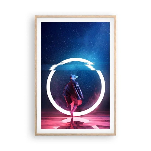 Affisch i ram av ljusek - Mellan världar - 61x91 cm