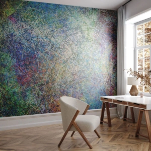 Fototapet Premium Sand - Det är inte så enkelt - Abstraktion, Bit, Modernt mönster - 200x140 cm