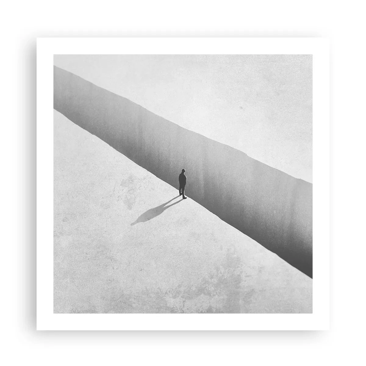 Affisch - Tydligt mål - 60x60 cm