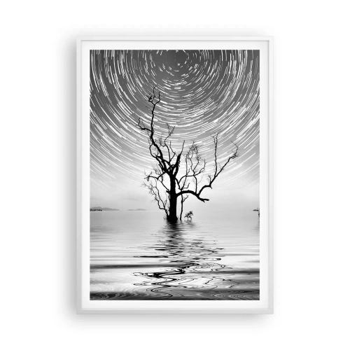 Affisch i vit ram - Naturens symfoni - 70x100 cm