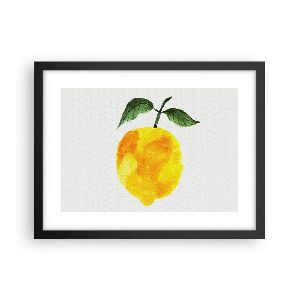 Affisch i svart ram - Hur man känner smaken av solen - 40x30 cm