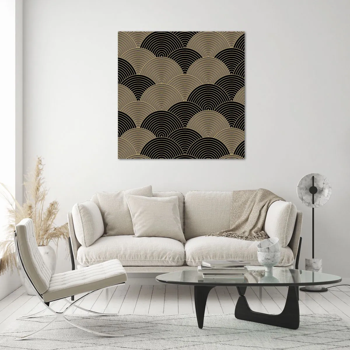 Glastavla - Bild på glas - Enighet i mångfald - 30x30 cm