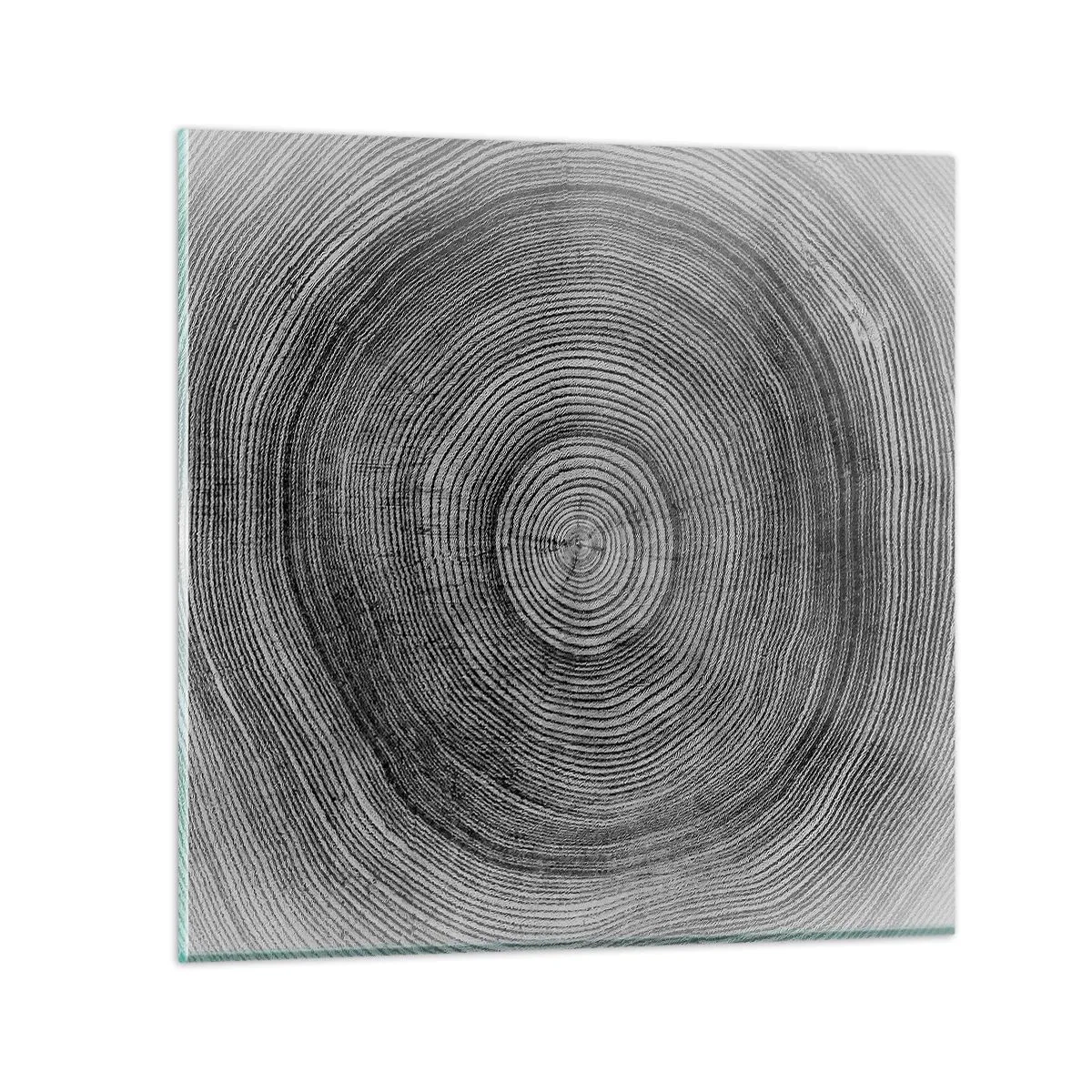 Glastavla - Bild på glas - Ett tecken i tiden - 50x50 cm