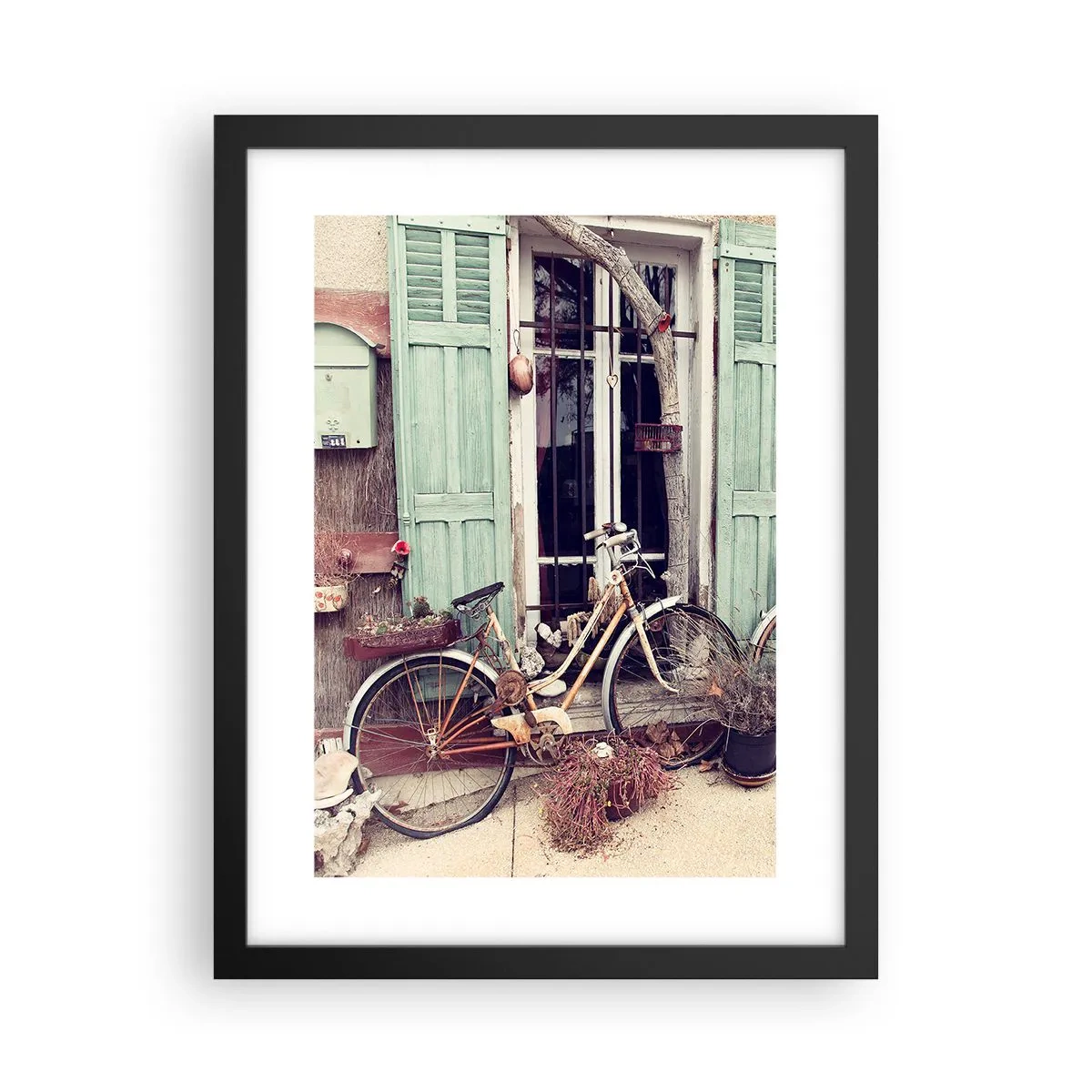 Affisch i svart ram - Länge leve provinsen - 30x40 cm