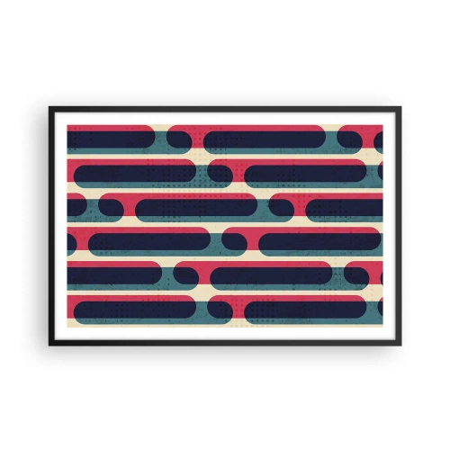 Affisch i svart ram - In och framåt - 91x61 cm