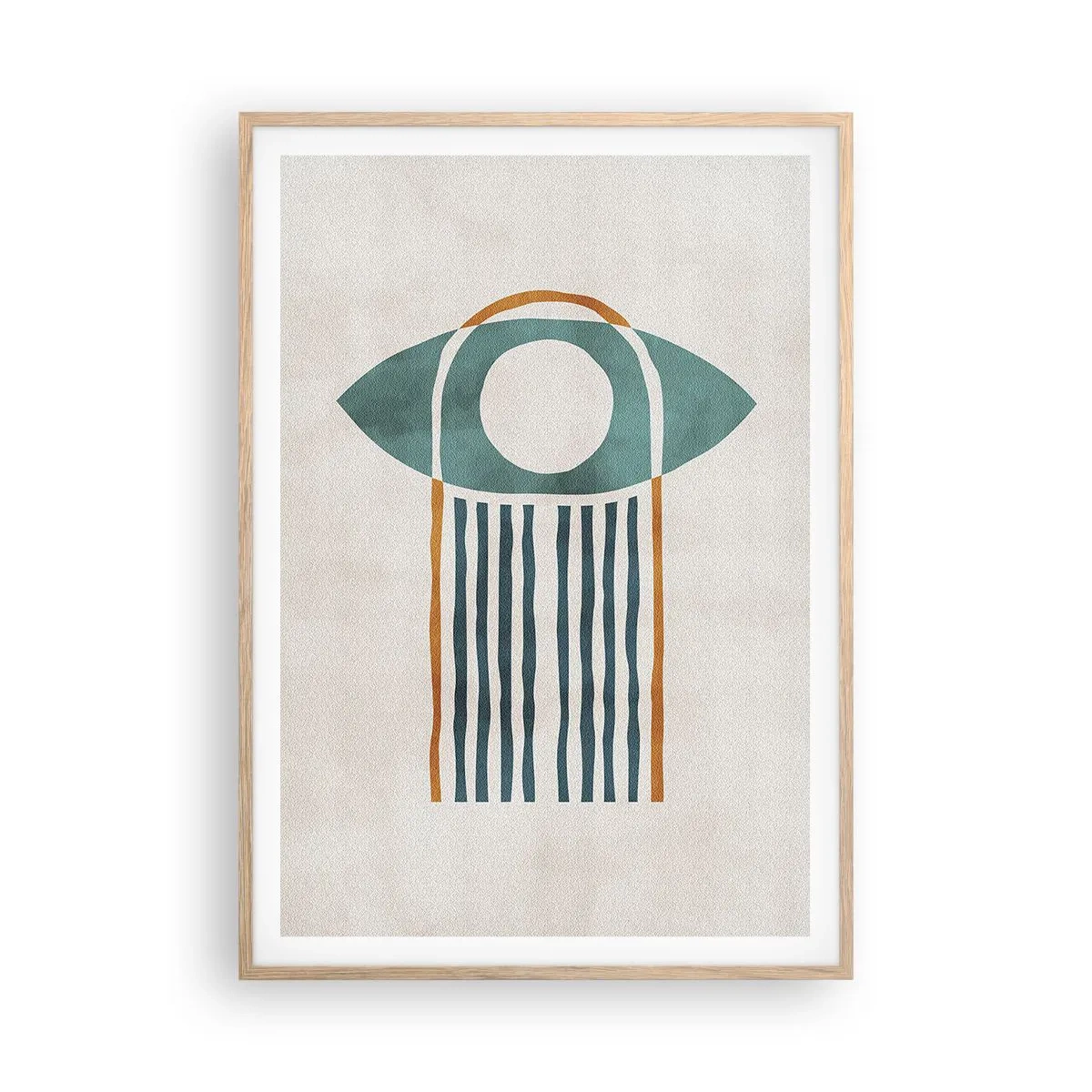 Affisch i ram av ljusek - Tecken och ritualer - 70x100 cm