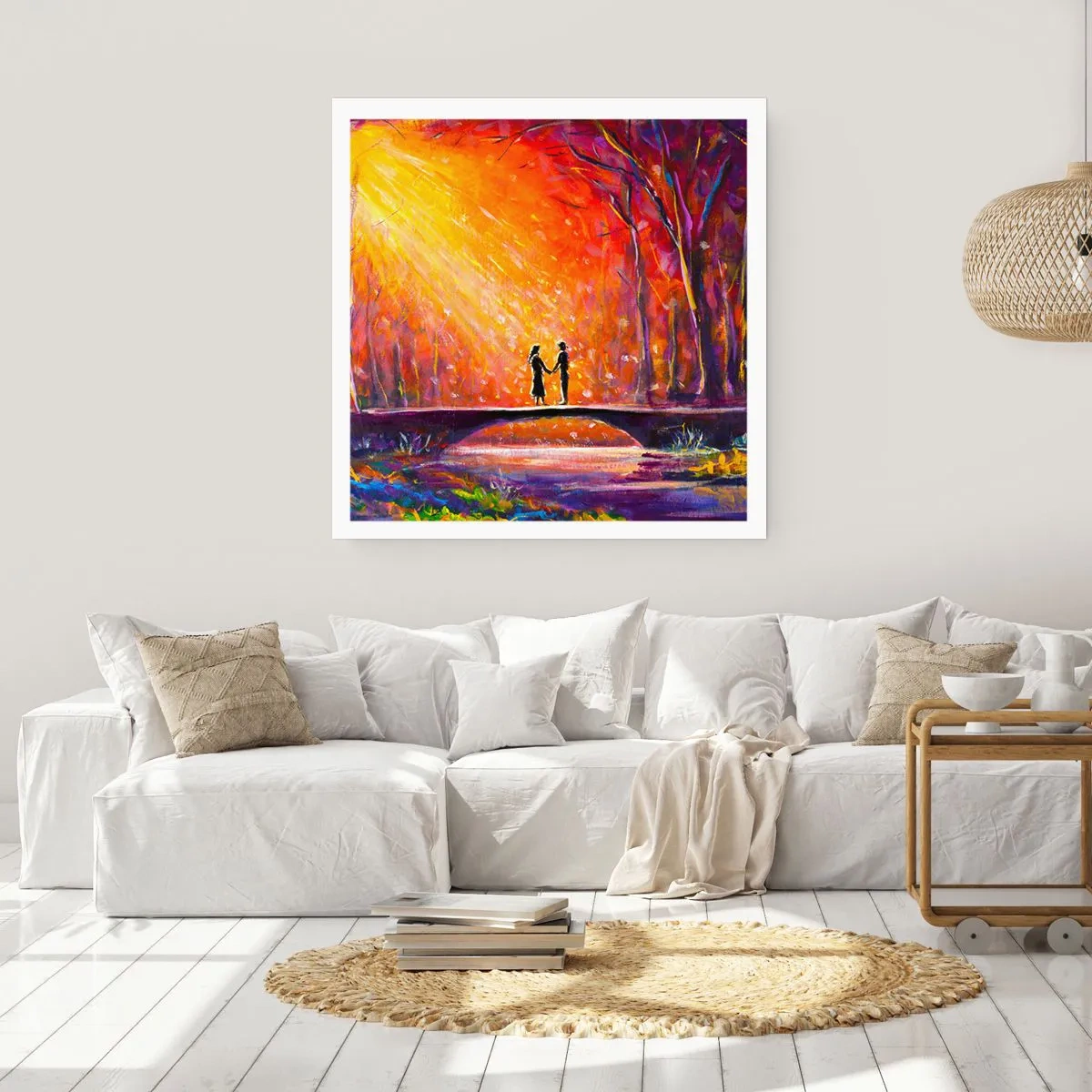 Affisch - Himlen älskar också dem - 60x60 cm