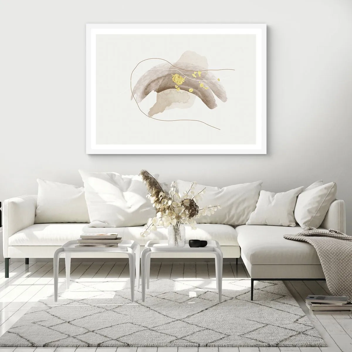Affisch i vit ram - Träffat i rummet - 40x30 cm