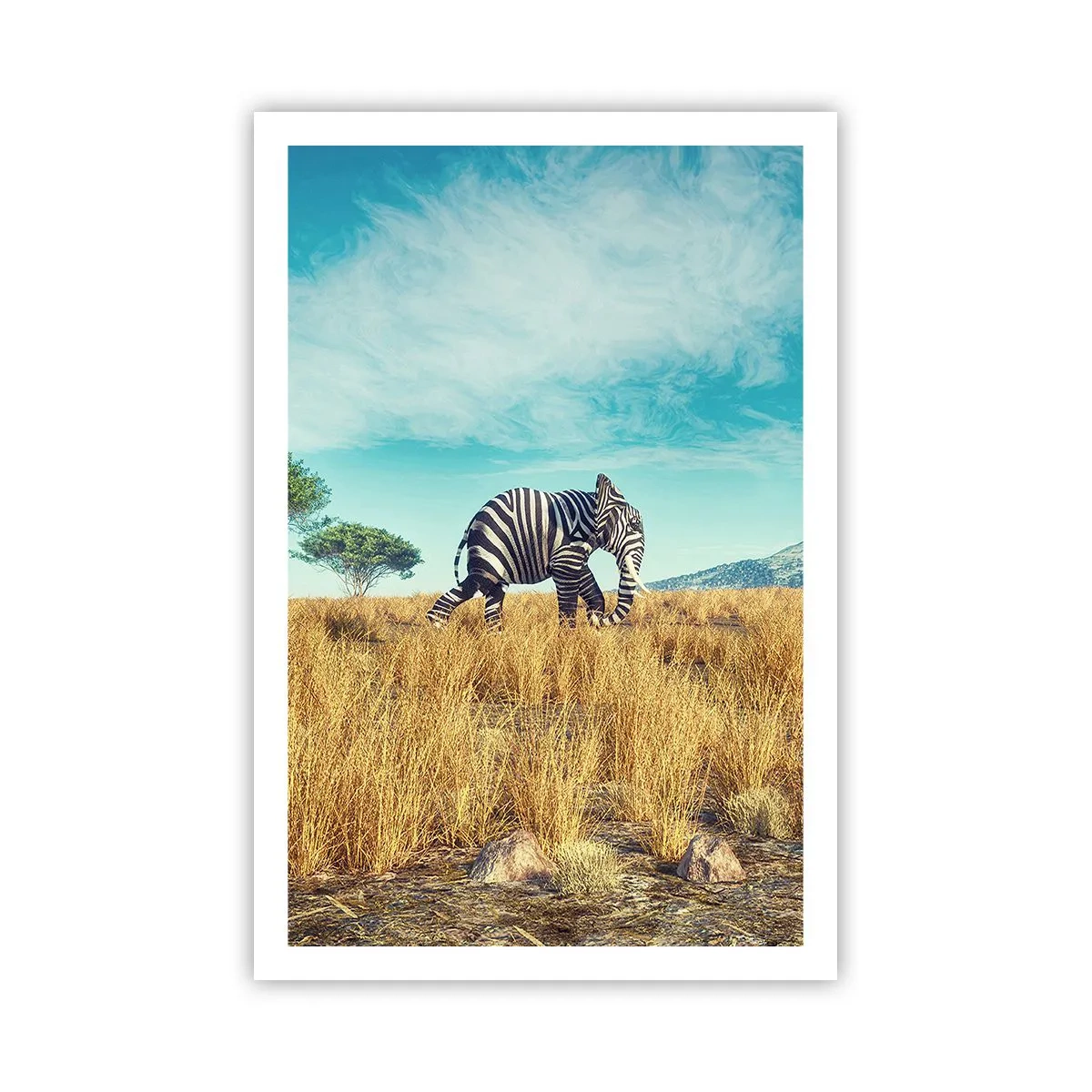 Affisch - Grått är ute - 61x91 cm