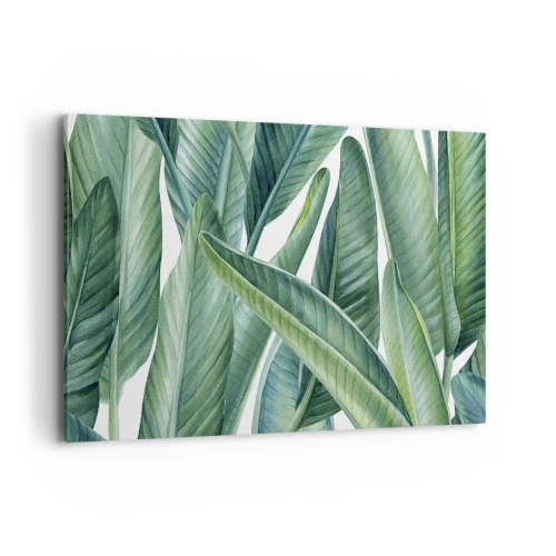 Canvastavla - Bild på duk - Grönskan i sig själv - 120x80 cm