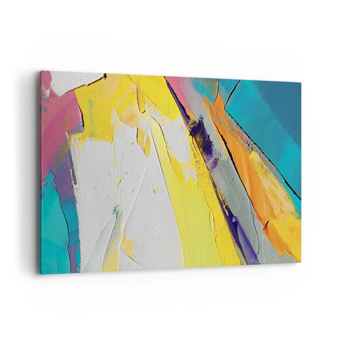 Canvastavla - Bild på duk - Världens anatomi - 120x80 cm