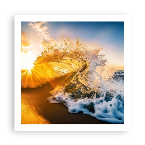 Affisch - Lek i sanden - 60x60 cm