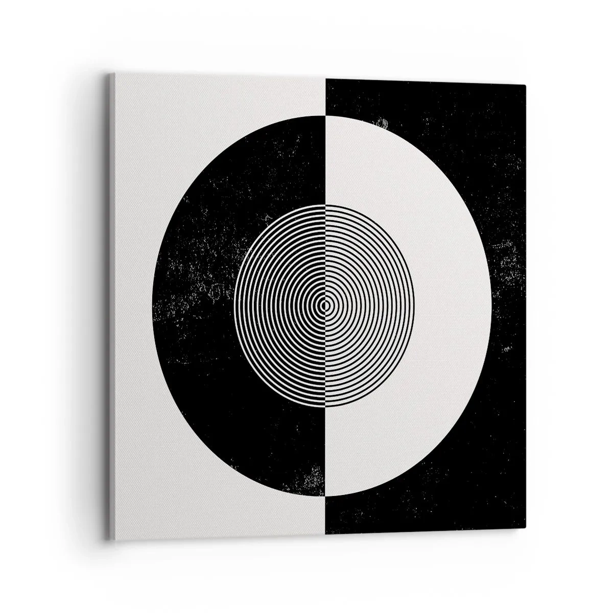 Canvastavla - Bild på duk - Harmoni i svart och vitt - 70x70 cm