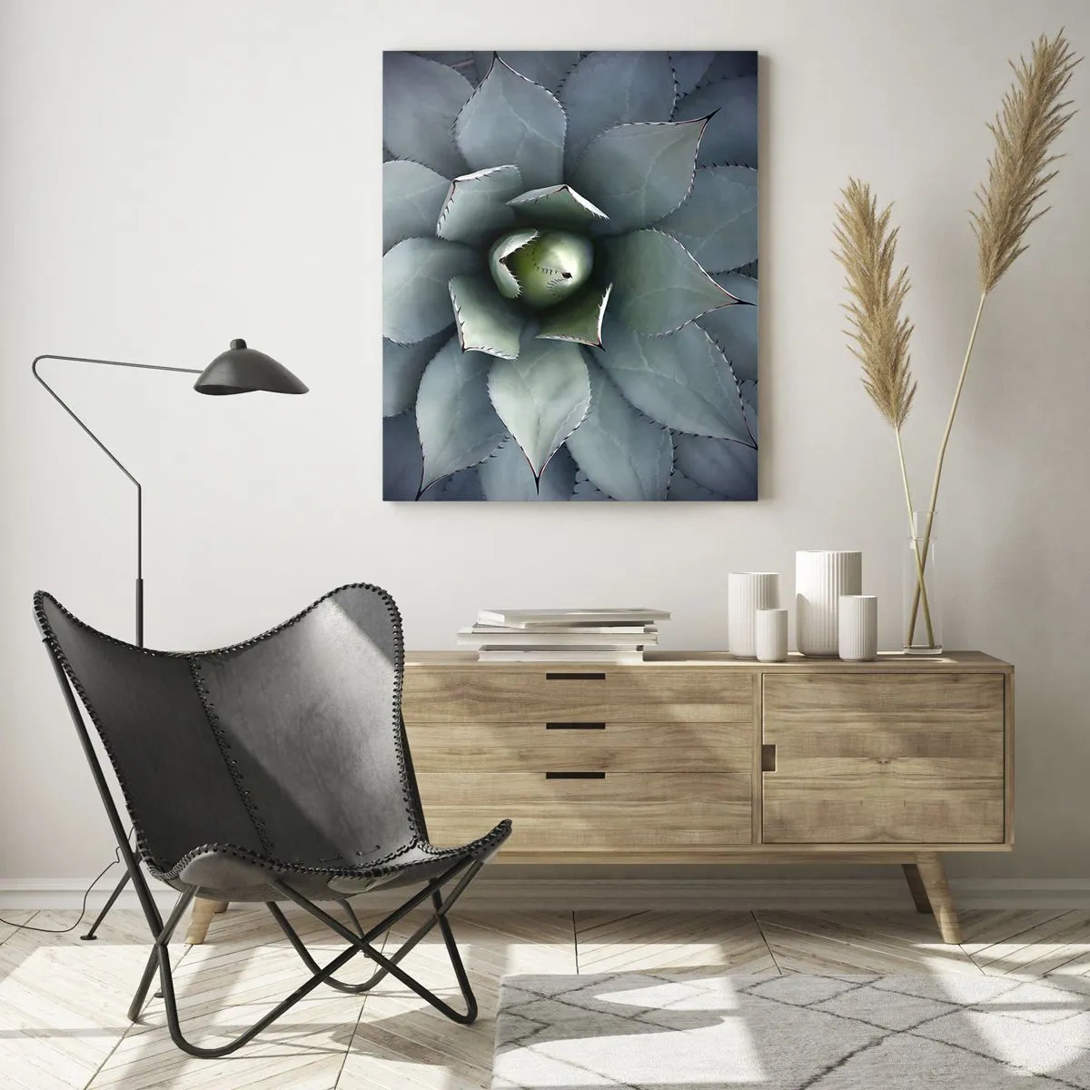 Glastavla - Bild på glas - Lockar och varnar - 50x70 cm