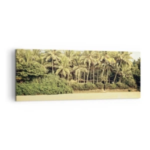 Canvastavla - Bild på duk - Kanske här? - 140x50 cm