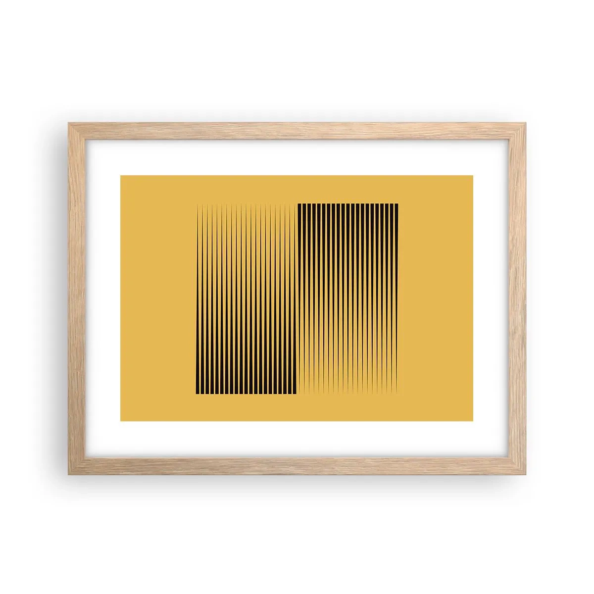 Affisch i ram av ljusek - Motsatsernas kvadrat - 40x30 cm