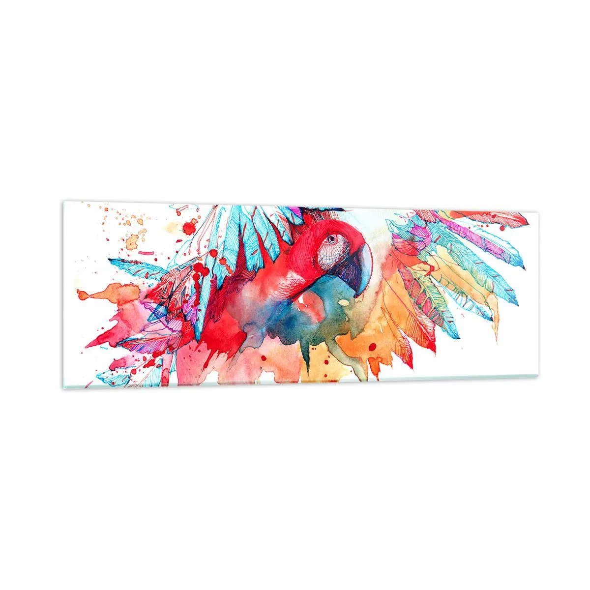 Glastavla - Bild på glas - . - 90x30 cm