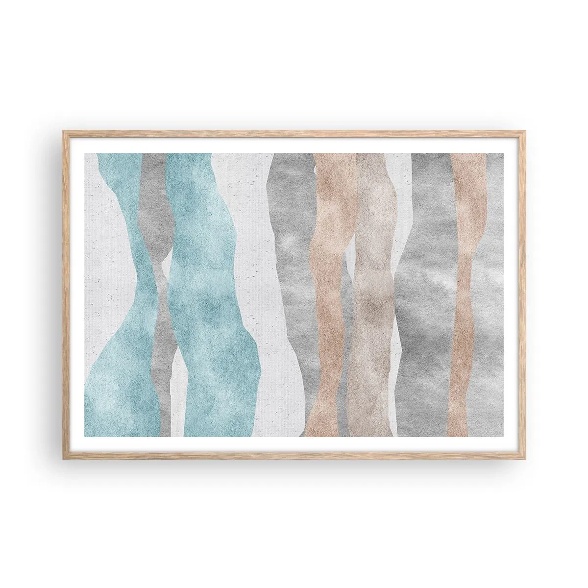 Affisch i ram av ljusek - Närhetsstudie - 100x70 cm