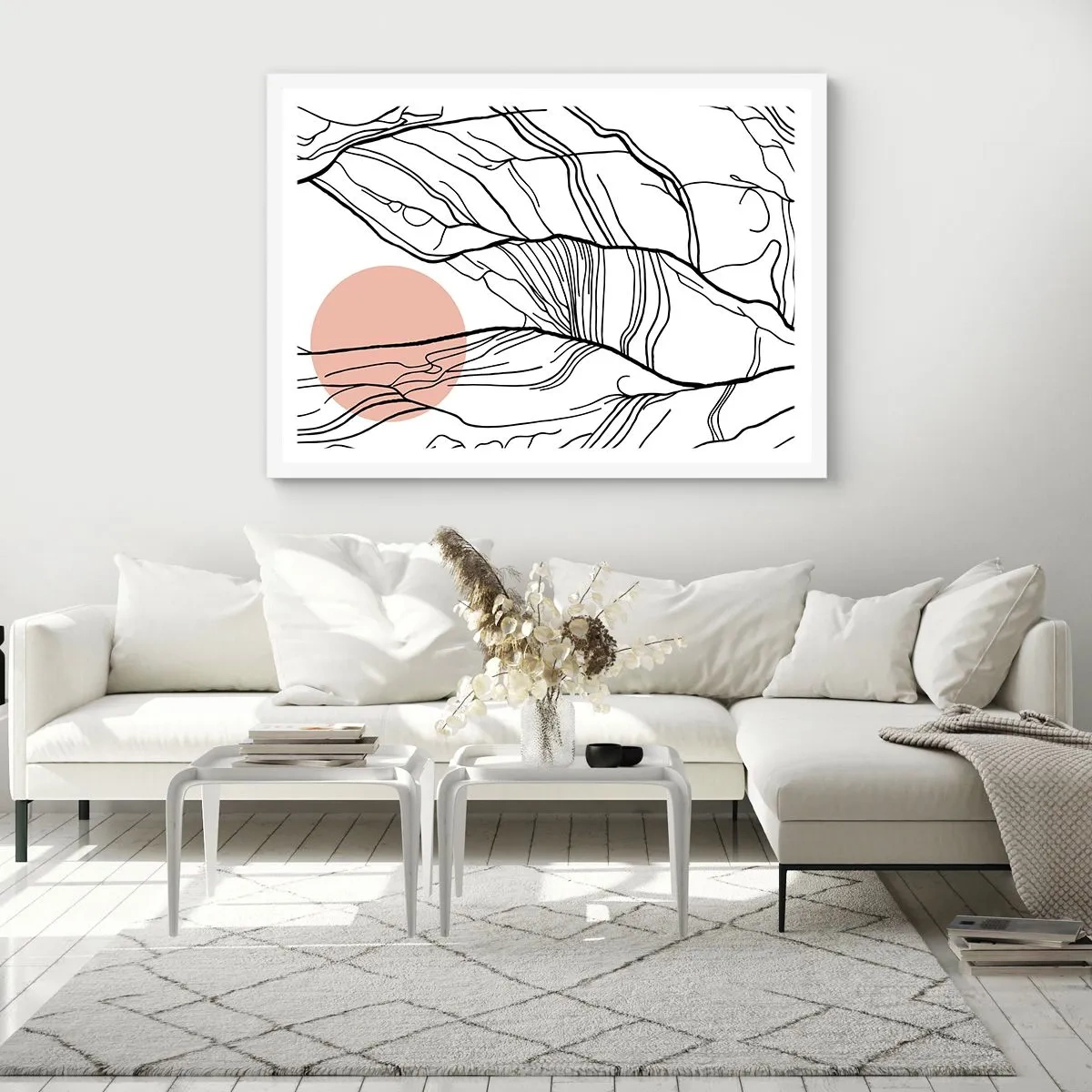 Affisch i vit ram - I grenarnas nät - 70x50 cm