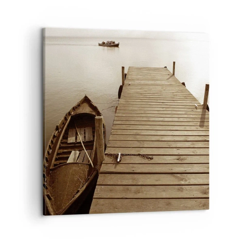 Canvastavla - Bild på duk - Stora lugnet - 50x50 cm