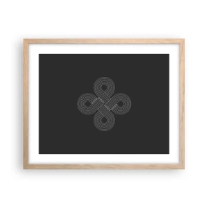 Affisch i ram av ljusek - I keltisk anda - 50x40 cm