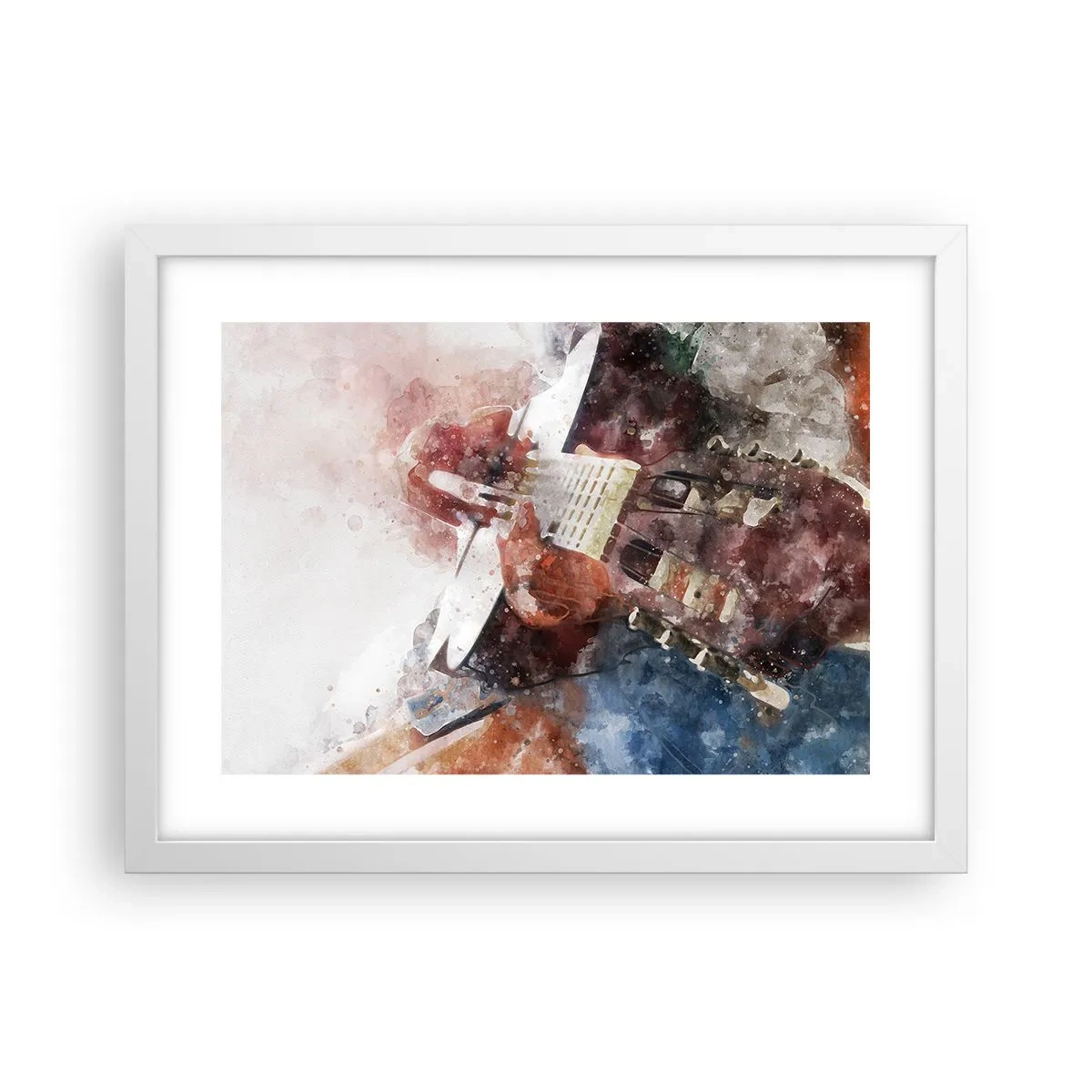 Affisch i vit ram - Vad tycker du om det? - 40x30 cm