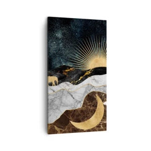 Canvastavla - Bild på duk - Eviga lagar - 45x80 cm