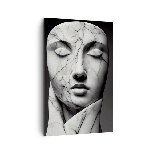 Canvastavla - Bild på duk - Marmorformer - 80x120 cm