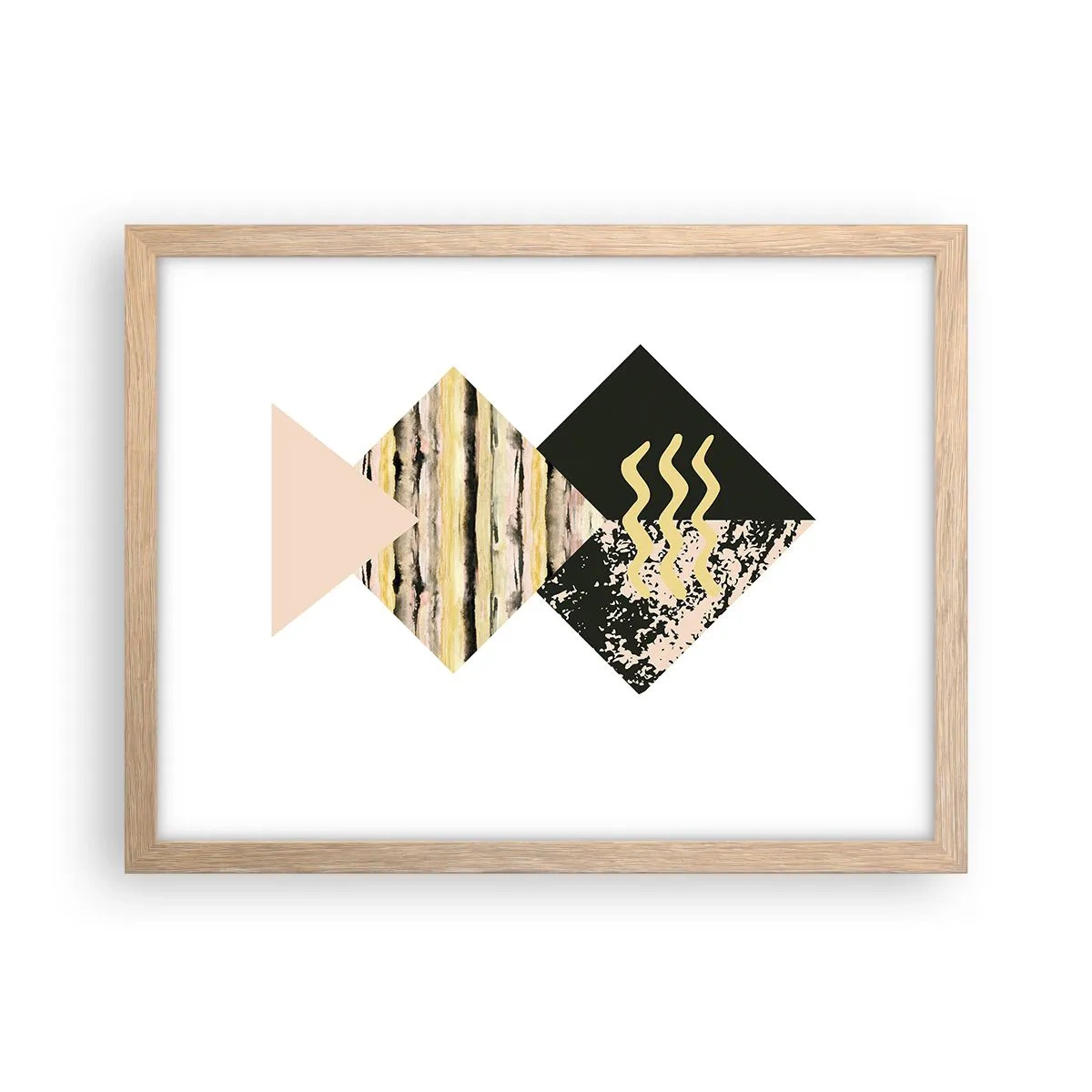 Affisch i ram av ljusek - Inte så enkelt - 40x30 cm