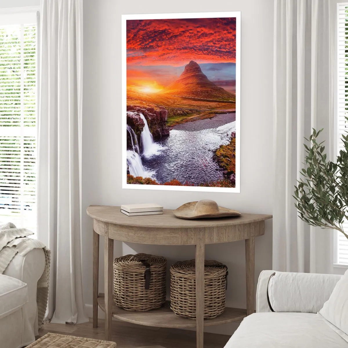 Affisch - Utsikt över Midgård - 50x70 cm