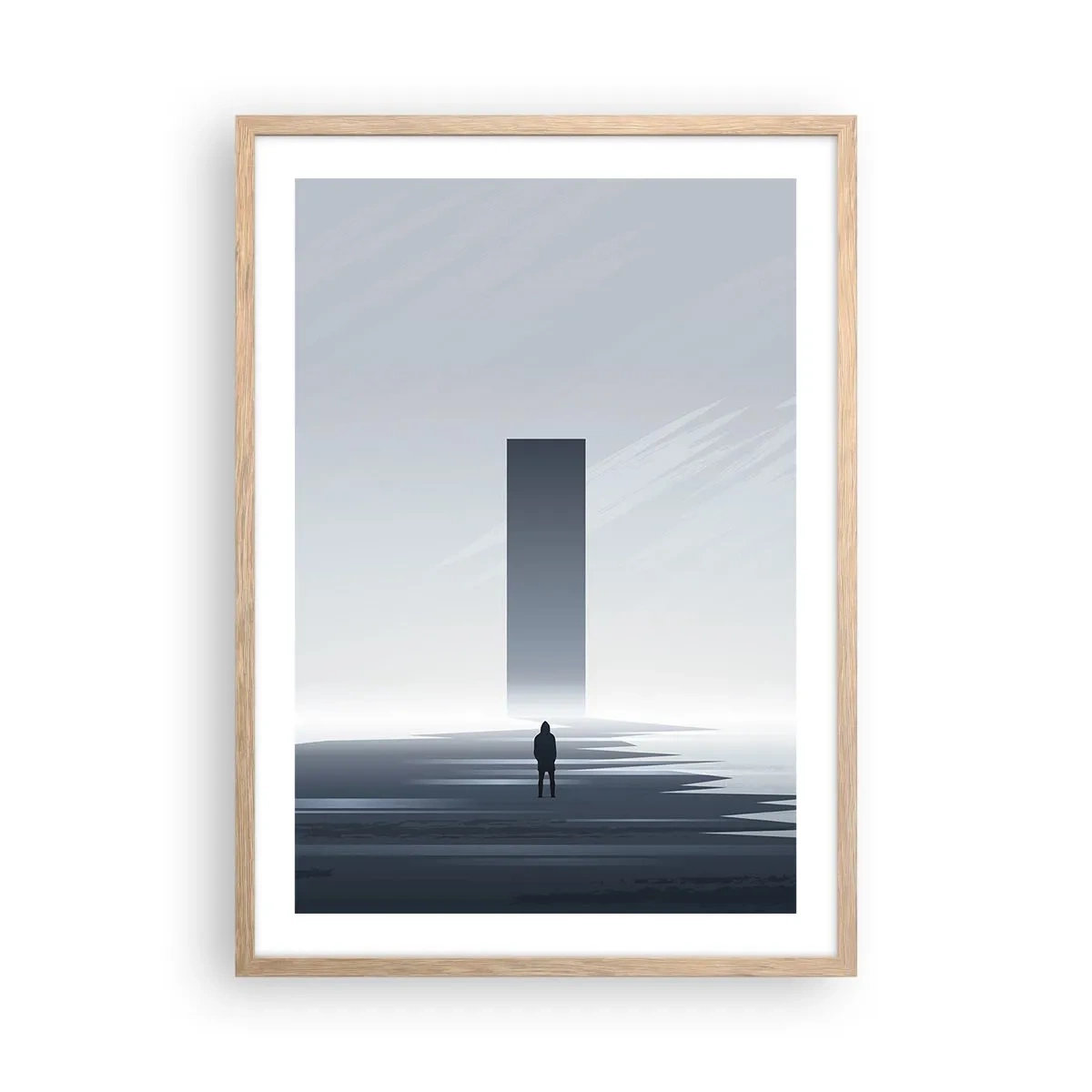 Affisch i ram av ljusek - Möjlighet eller hot? - 50x70 cm