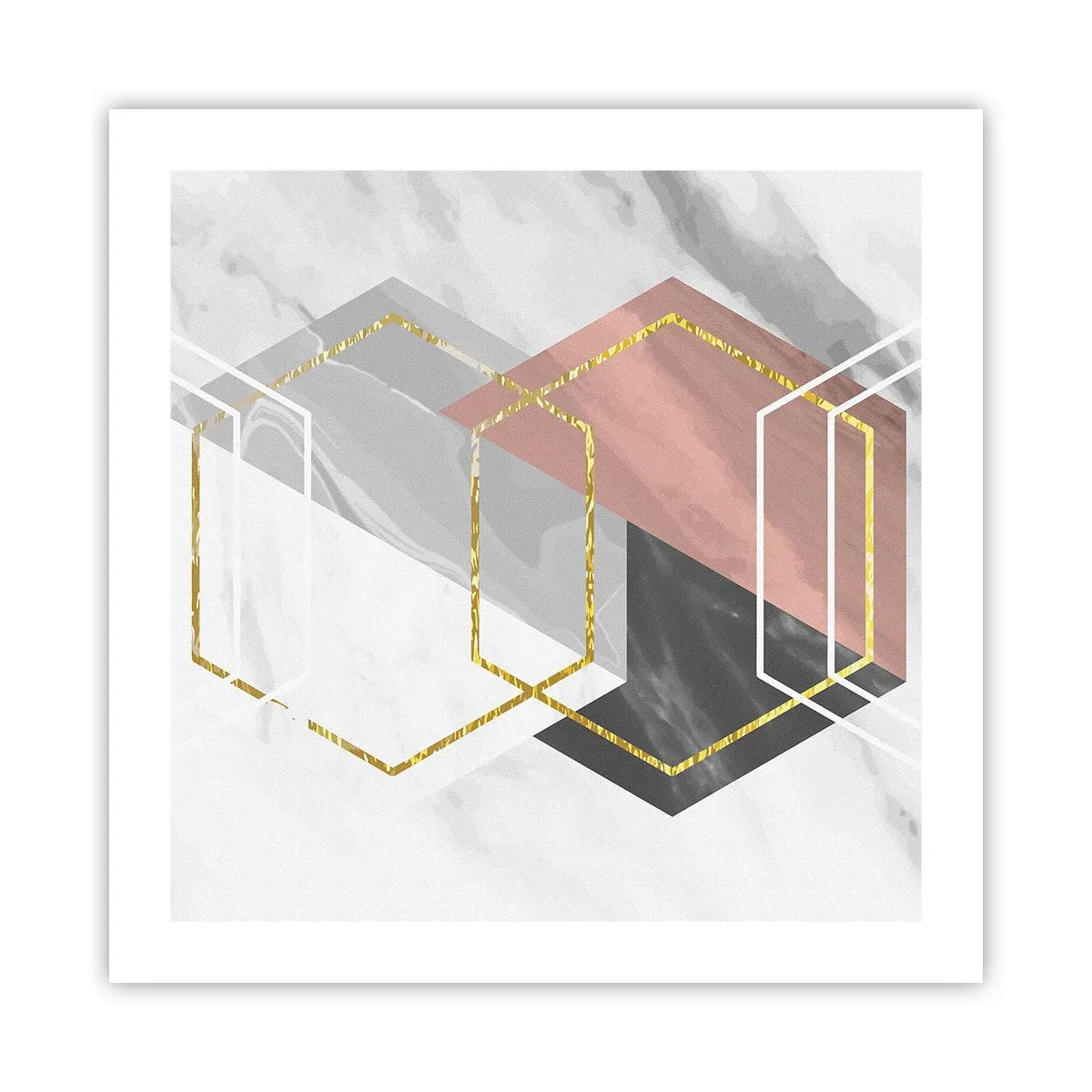 Affisch - Kedjekomposition - 50x50 cm