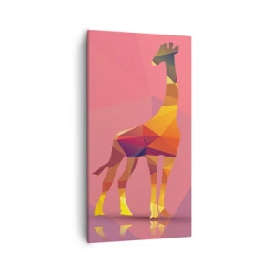 Canvastavla - Bild på duk - I savannens färger - 55x100 cm