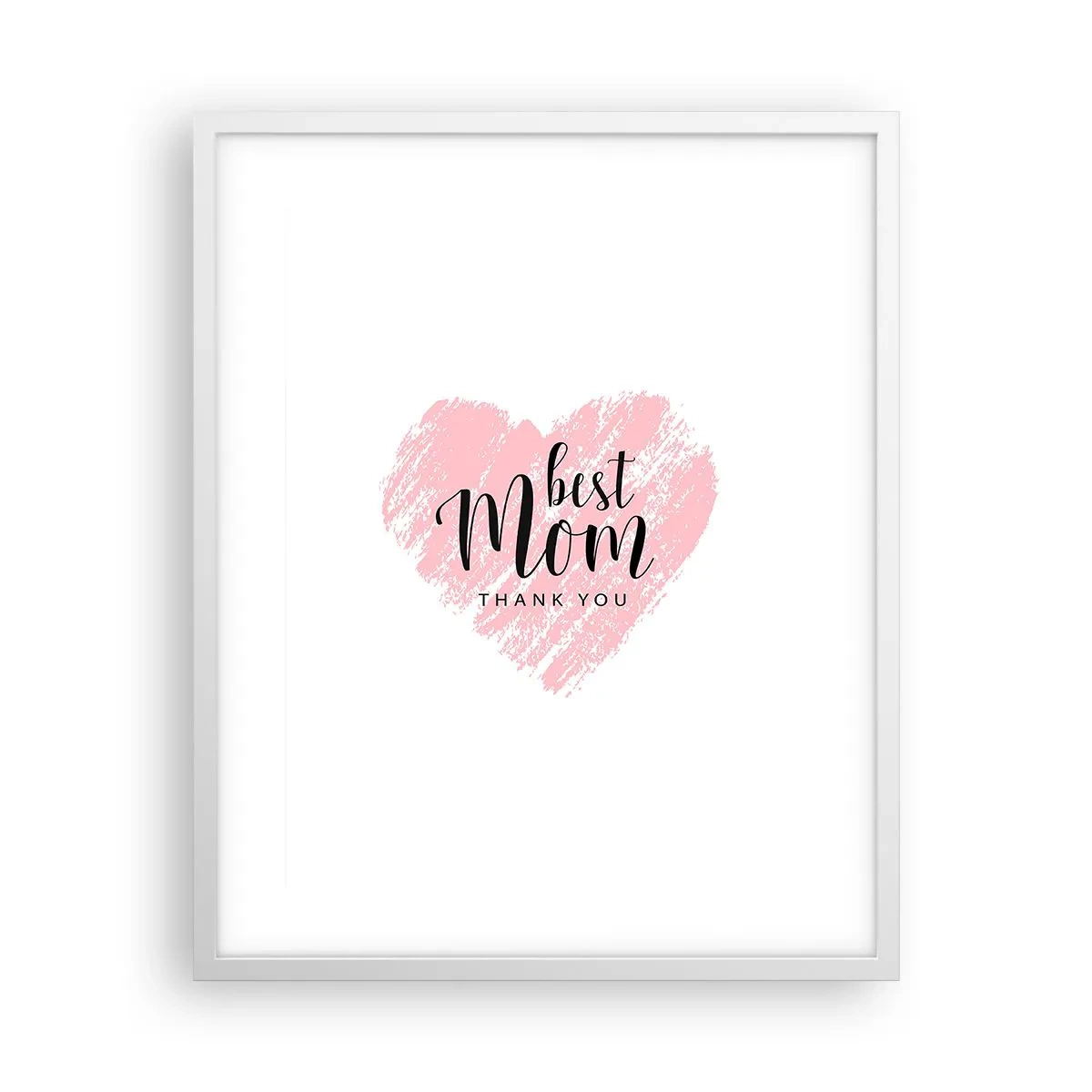 Affisch i vit ram - Alltid rätt ögonblick - 40x50 cm